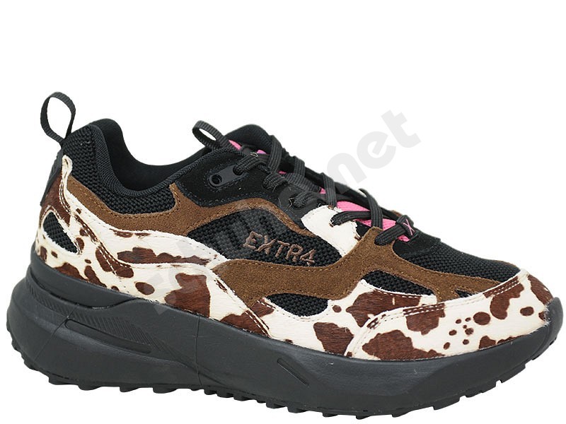 Extr4 Kaizen Woman pony black leather