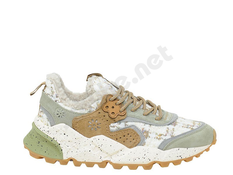 Flower Mountain Kotetsu Woman beige white