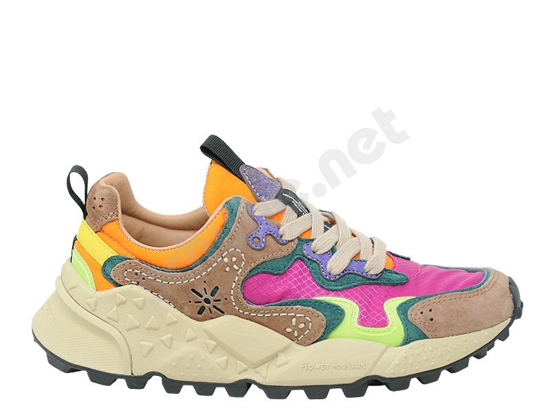 Flower Mountain Rulis Woman hell braun bordeaux lime