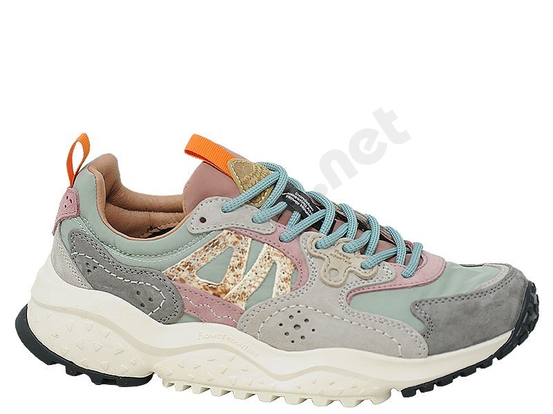 Flower Mountain Solin Woman taupe beige rose pony