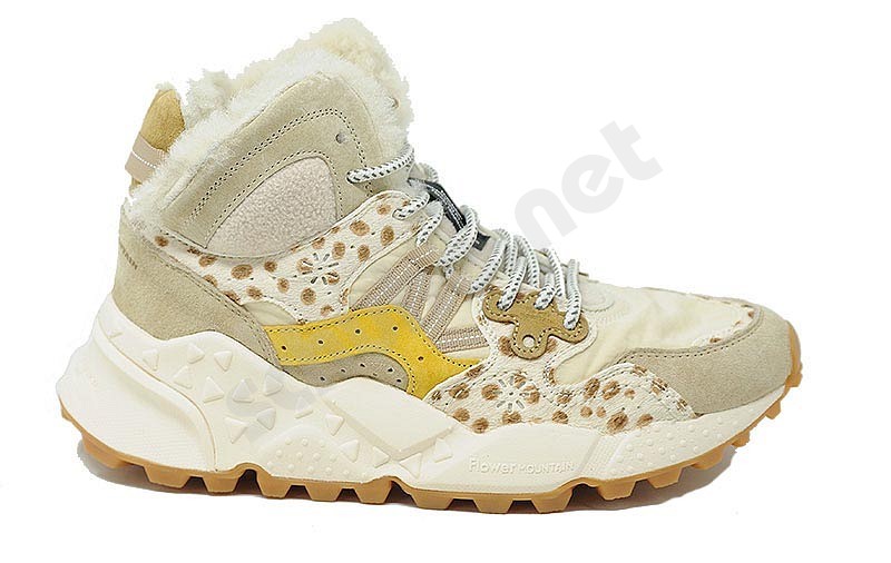 Flower Mountain Yamano 3 Mid shearling eco beige