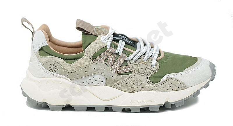 Flower Mountain Yamano 3 Unisex off bianco military verde