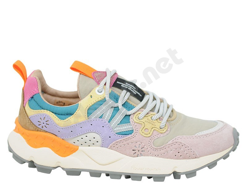 Flower Mountain Yamano 3 Woman rosa chiaro lilla petrolio