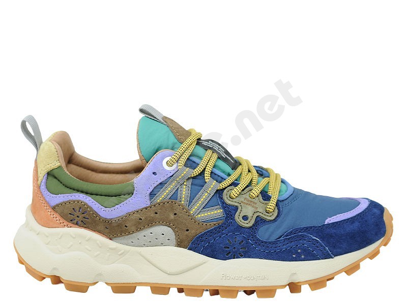Flower Mountain Yamano 3 Woman navy light blue brown