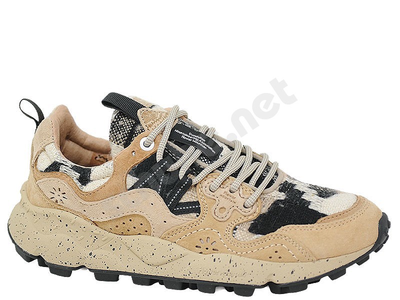 Flower Mountain Yamano 3 Woman schlamm hellbraun schwarz