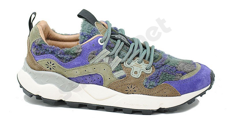 Flower Mountain Yamano 3 Woman violet brown teddy