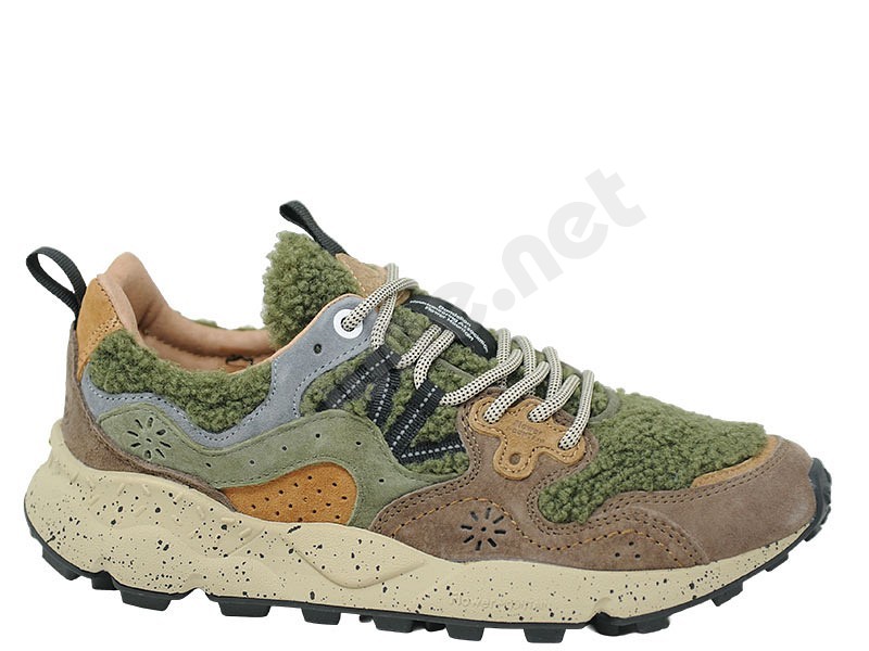 Flower Mountain Yemano 3 Woman Teddy braun militargreen kurbis