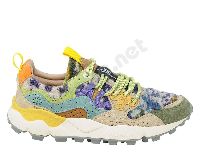 Flower Mountain Yemano 3 Woman Teddy grau taupe dunkel grün