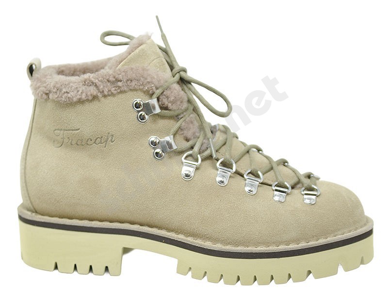 Fracap M120 Agnello W beige suede fur