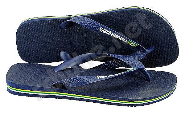 havaianas brasil logo navy blue