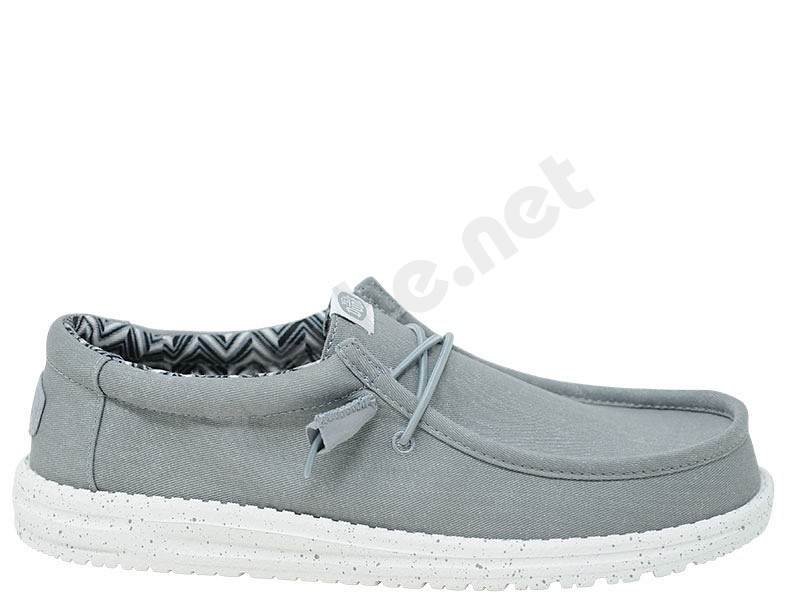 Hey Dude Wally Stretch Canvas grigio chiaro