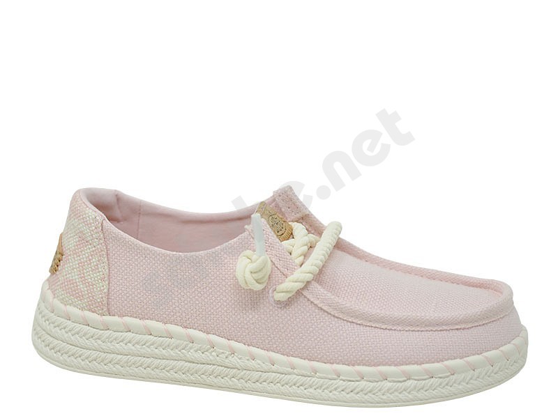 Hey Dude Wendy Espadrille Woven pale lilac multi