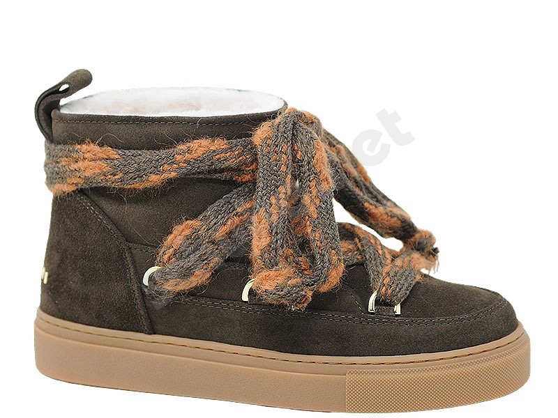 INUIKII Suede Knot dark brown