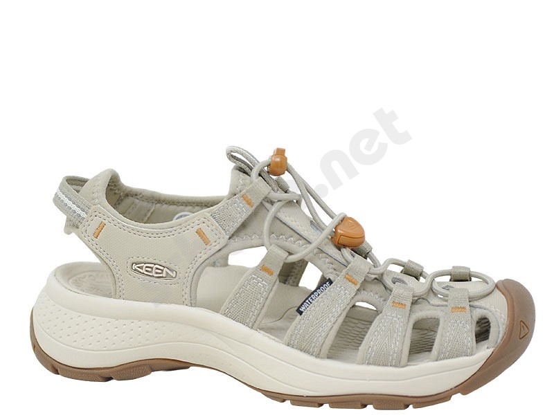 Keen Astoria West Sandal taupe ger&ouml;stete pekannuss
