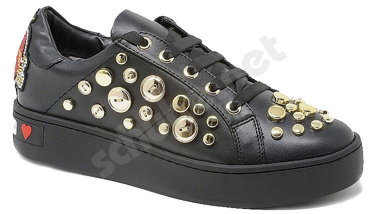 Love Moschino JA15103G Sneaker Black - Gold