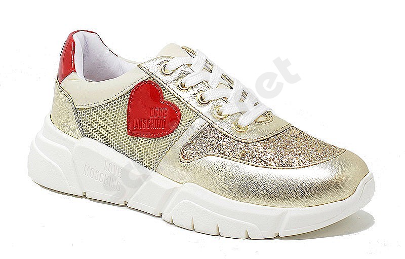 LOVE MOSCHINO Scarpe da ginnastica JA15023G16IE0900 Oro • Modivo.it