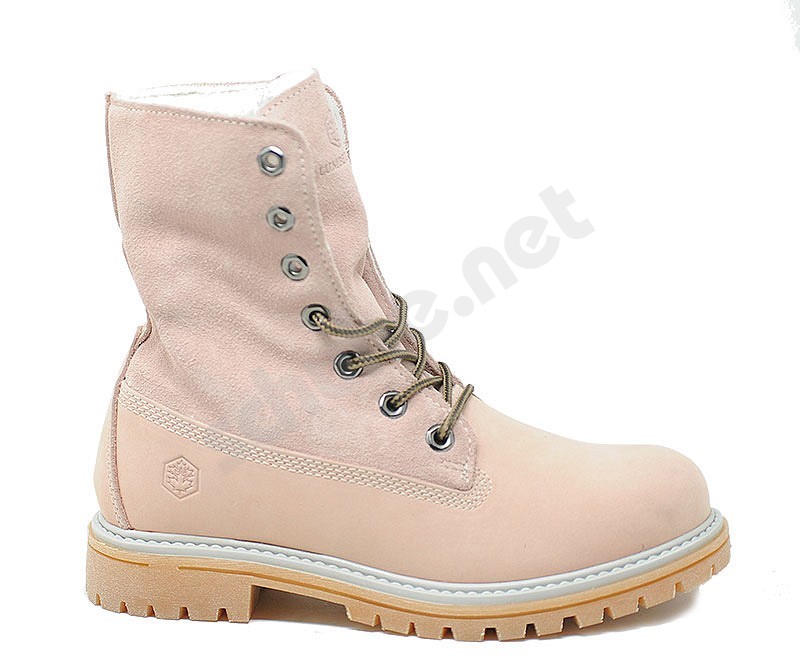 Pink timbs with fur 2025
