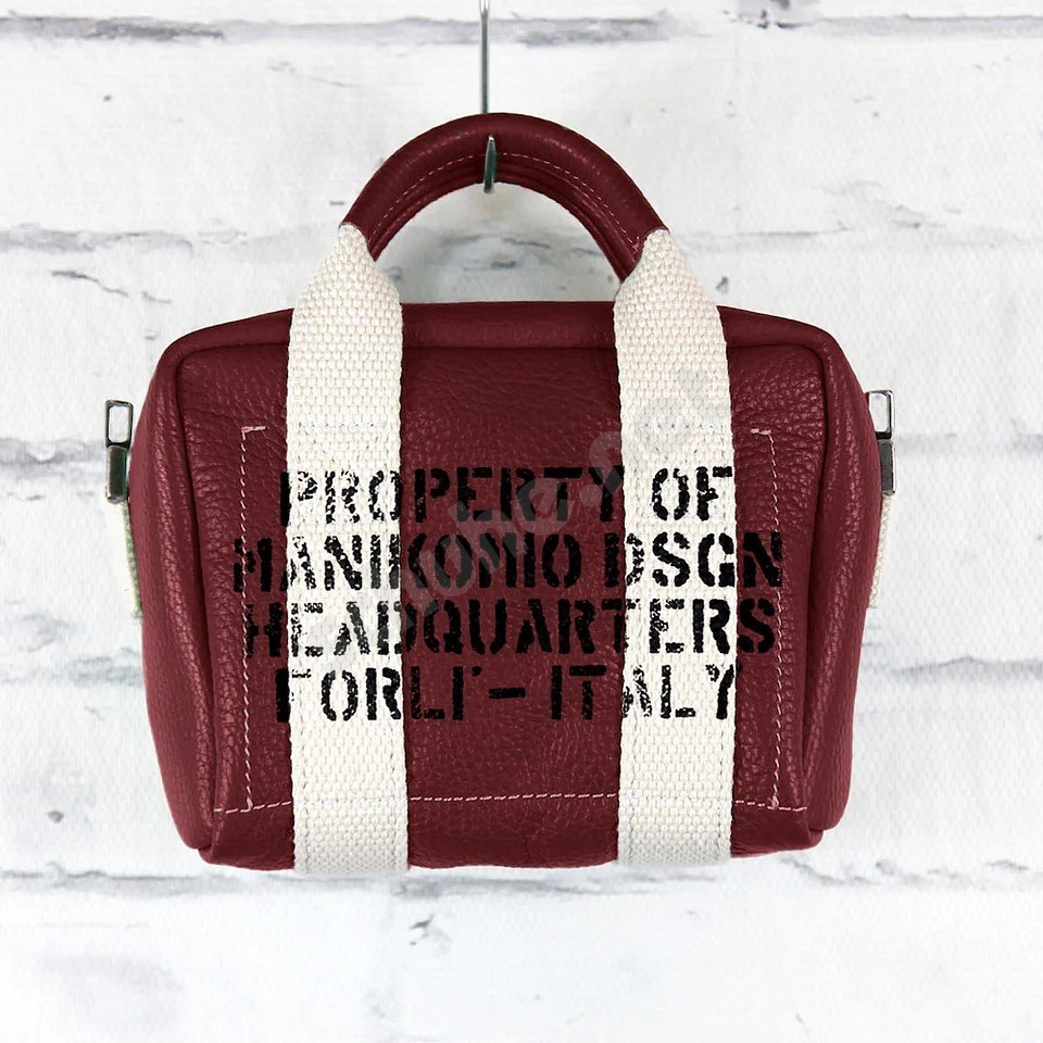 Manikomio Dsgn BB Genuine Leather rubin white