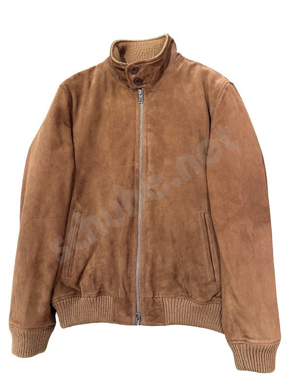Minoronzoni Giubbino Zip Suede brown