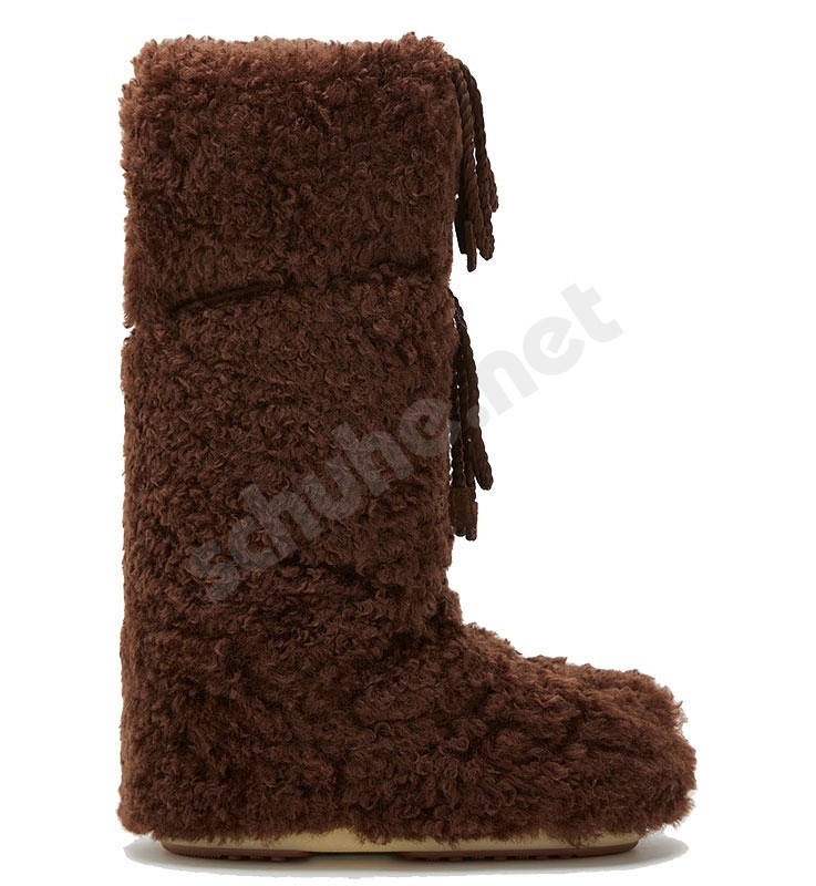Moon Boot® Icon Curly Extra testa di moro