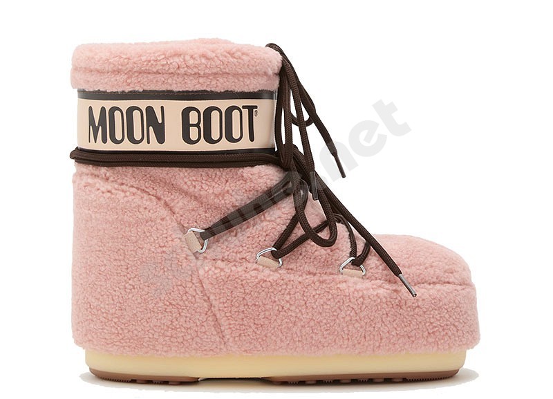 Moon Boot® Icon Low Fleece rosa