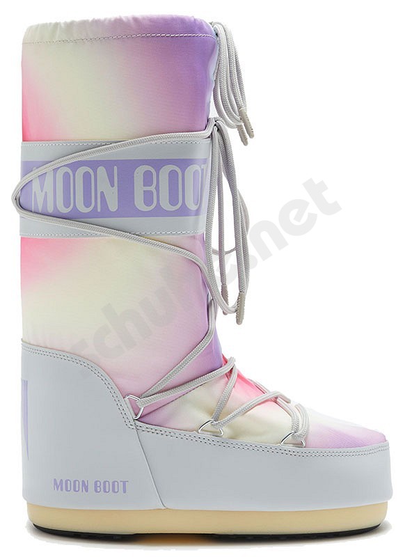 Moon Boot® Icon Tie Dye glacier grigio