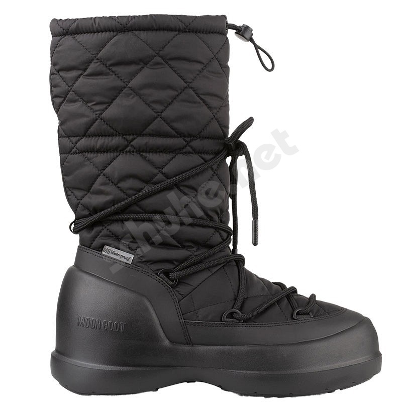 Moon Boot® Mezzaluna Quilted High WP black