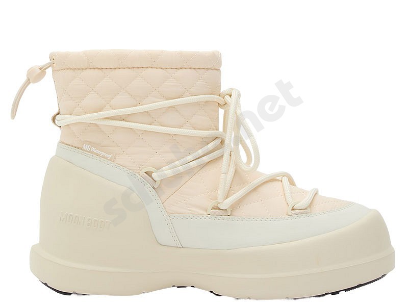 Moon Boot® Mezzaluna Quilted Mid WP cream