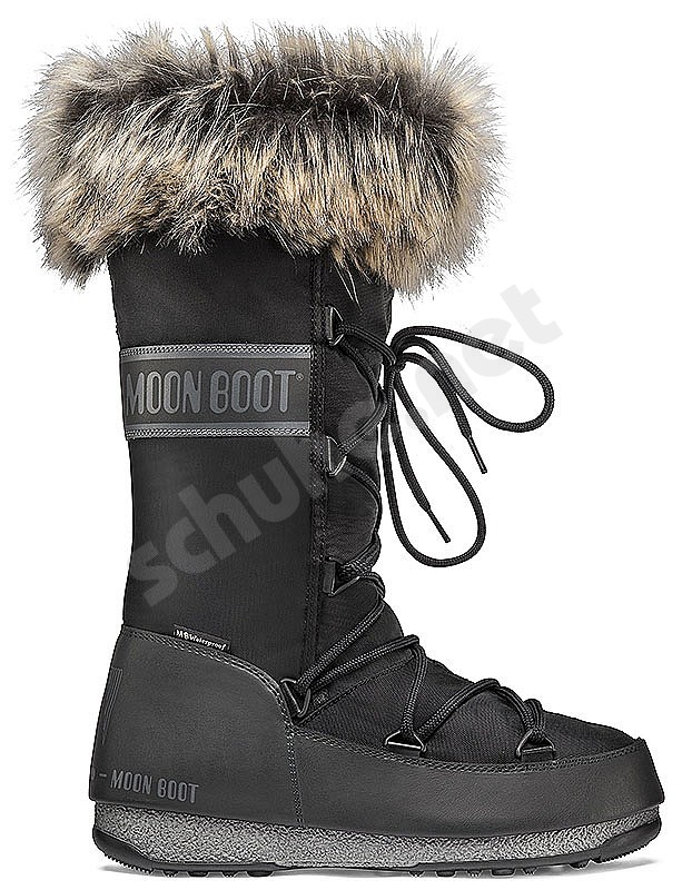 moon boot monaco felt black