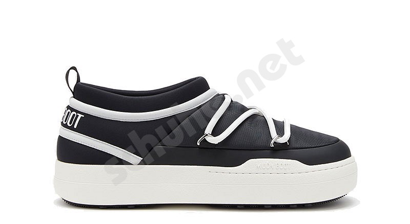 Moon Boot® Park Sneaker Icon schwarz weiss