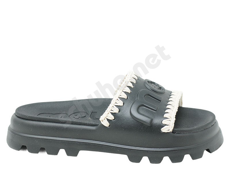 MOU Eva One Piece Slide schwarz weiss