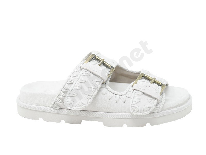 MOU Low Bio sandal chalk bianco