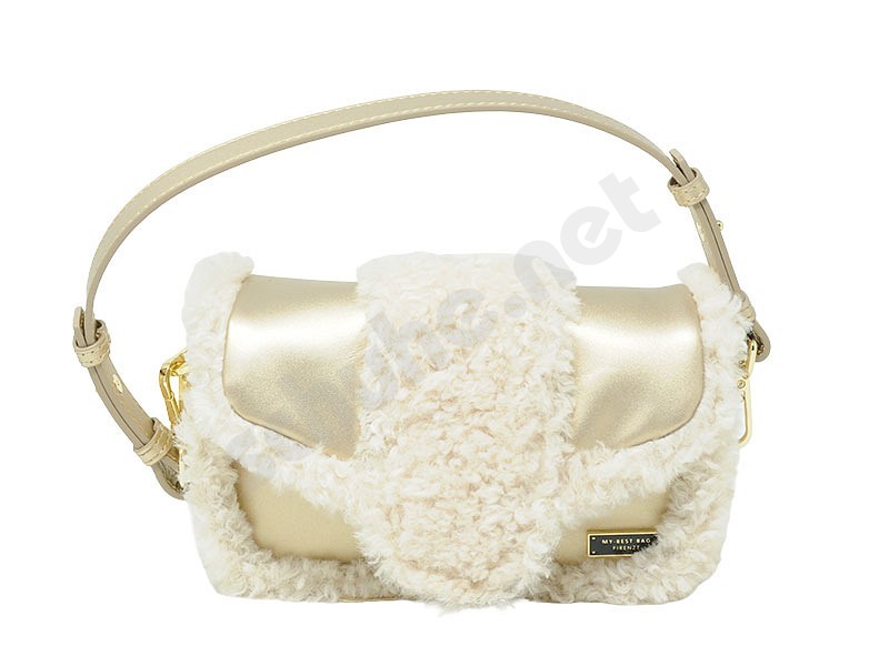 My Best Bags Firenze Mini Yaya Fur MBY 248114 gold