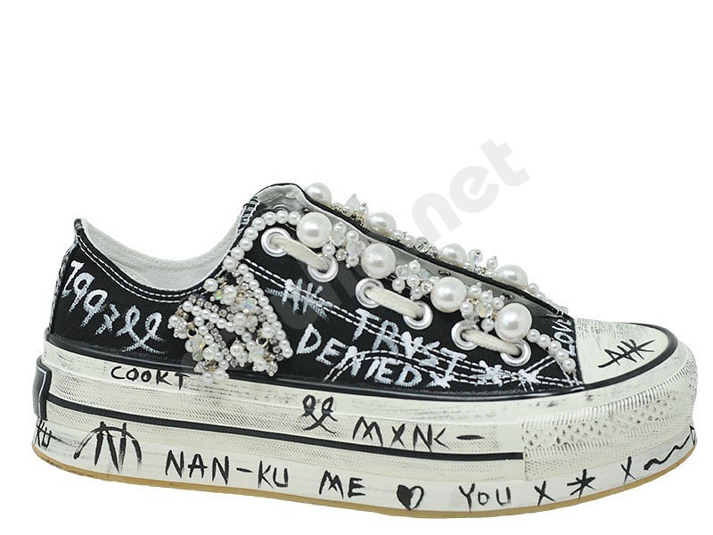 Nan Ku BA 17 Sneaker Basso schwarz