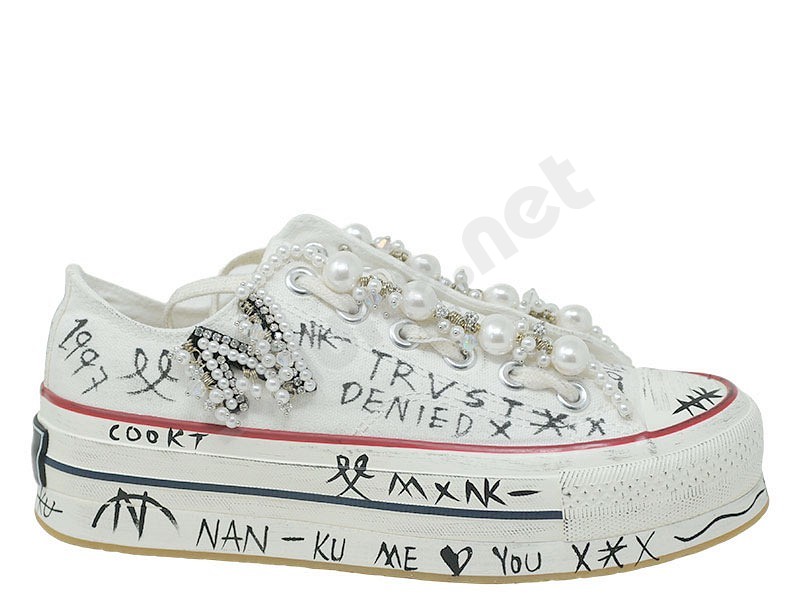 Nan Ku BA 17 Sneaker Basso weiss