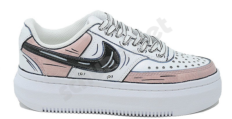 Nike Customized Vision Platform Cartoon cartoon cipria