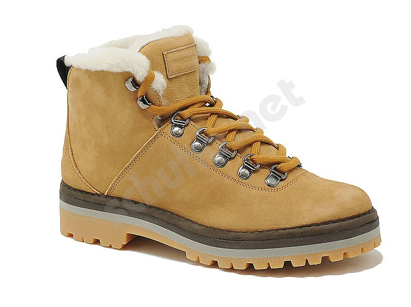 Panchic P09 Hiking Boot Shearling camel