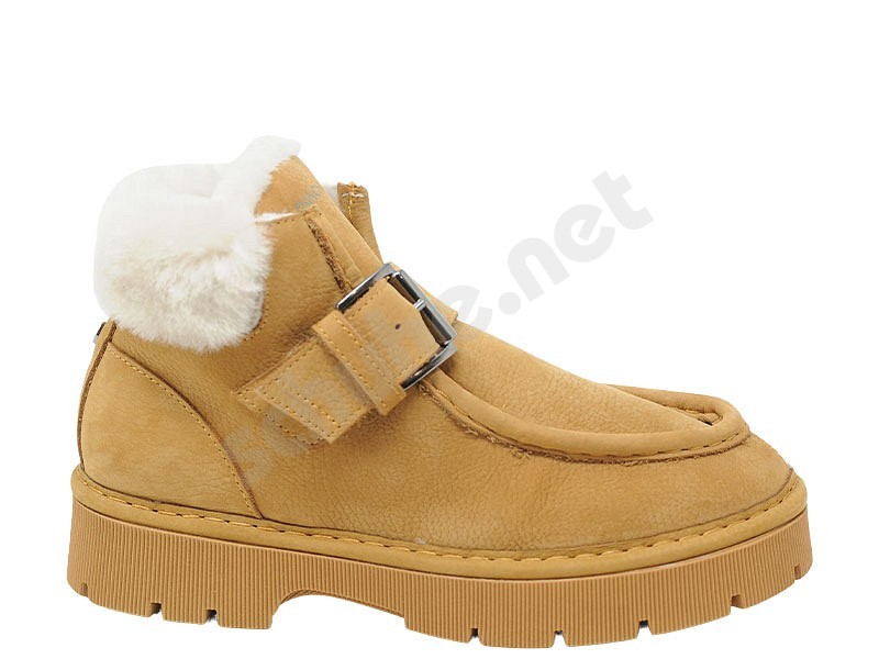 Panchic P99 Ankle Strap Boot curry brown