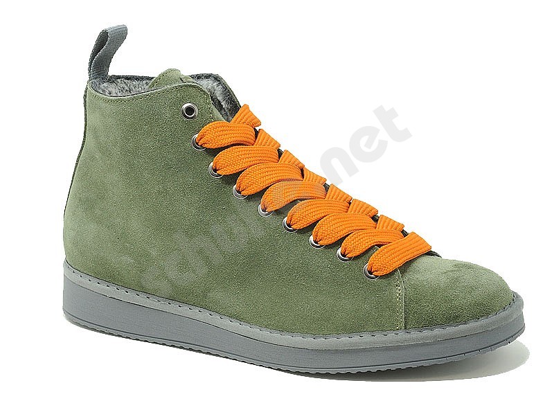 Panchic Polacco Uomo P01 Pelo Military Verde Amber