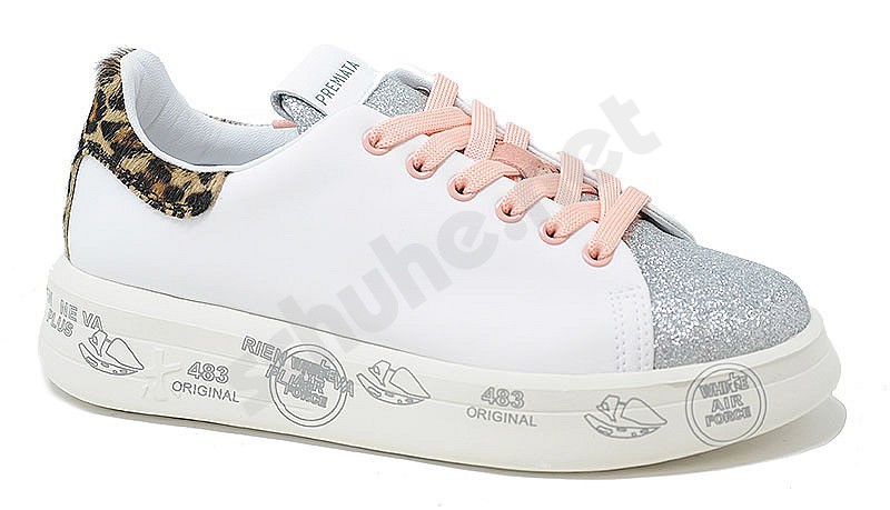 Premiata Belle var 5988 white silver