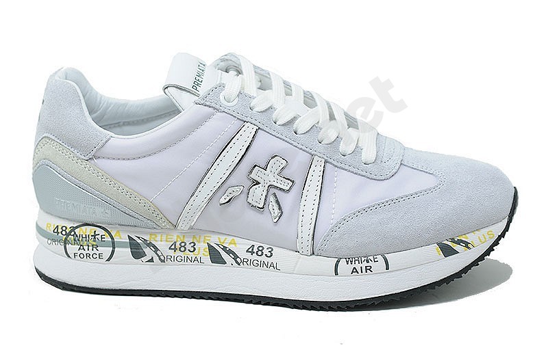 Premiata Conny var 5616 lilla bianco