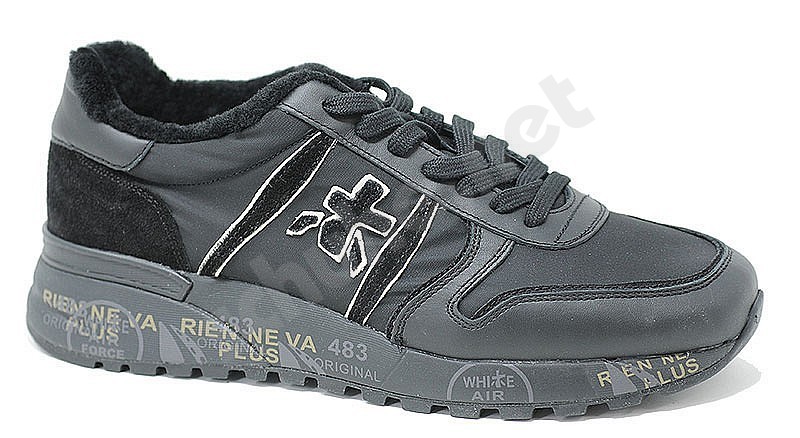 Premiata Lander var 5524 black fur