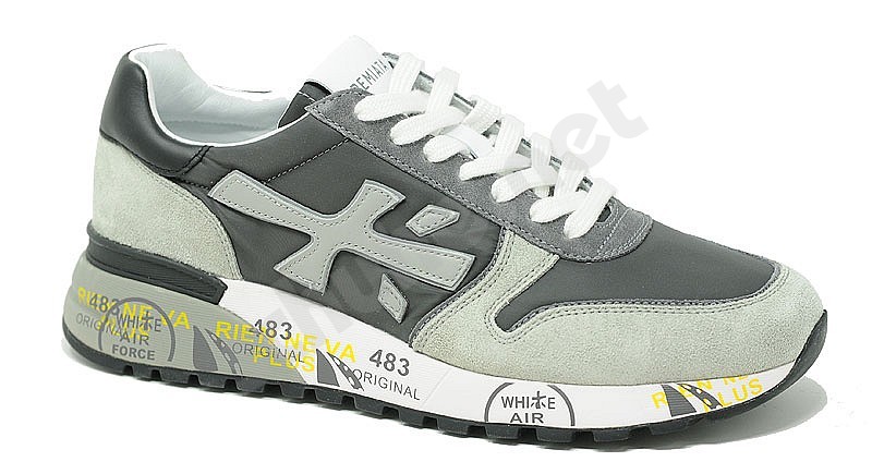 Premiata Mick 5188 low-top sneakers Grijs - Schoenen.nl