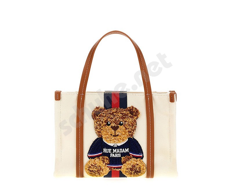 Rue Madam Paris Jellystone Mini Tote Canv bianco