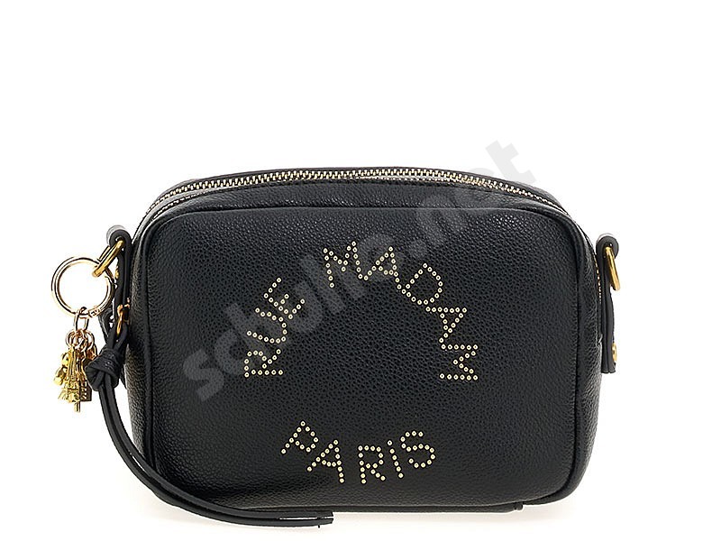 Rue Madam Paris La Camera Shoulder Bag nero