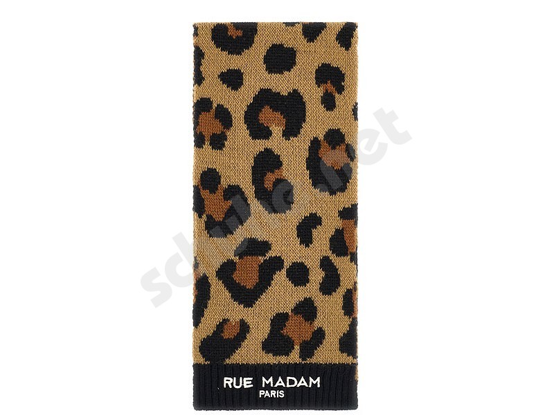 Rue Madam Paris Leopard Scarf leopard