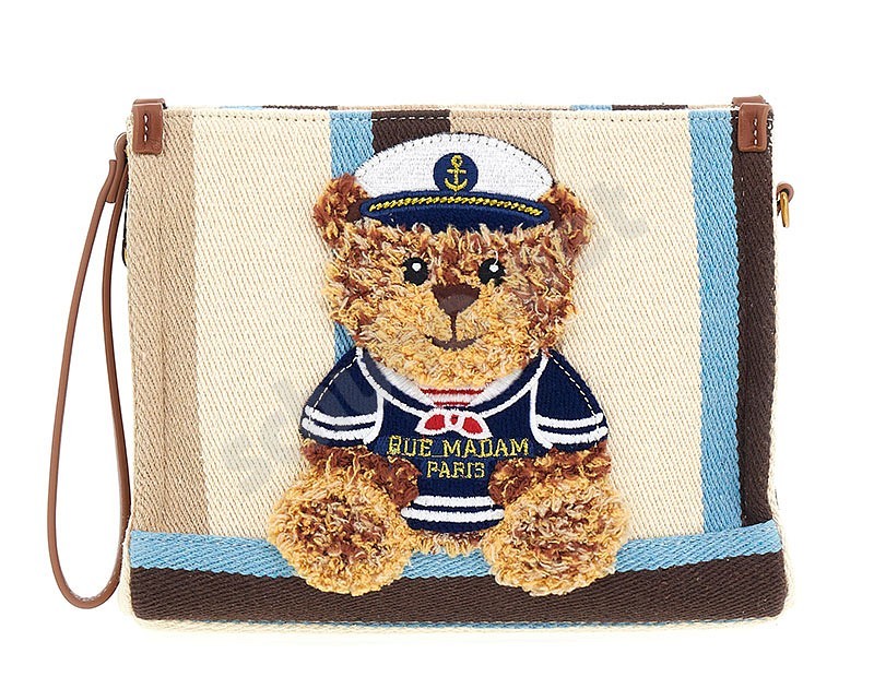 Rue Madam Paris Marvin Clutch Summer multi braun