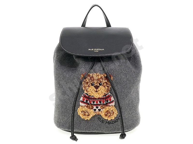 Rue Madam Paris Marvin Love Backpack grigio