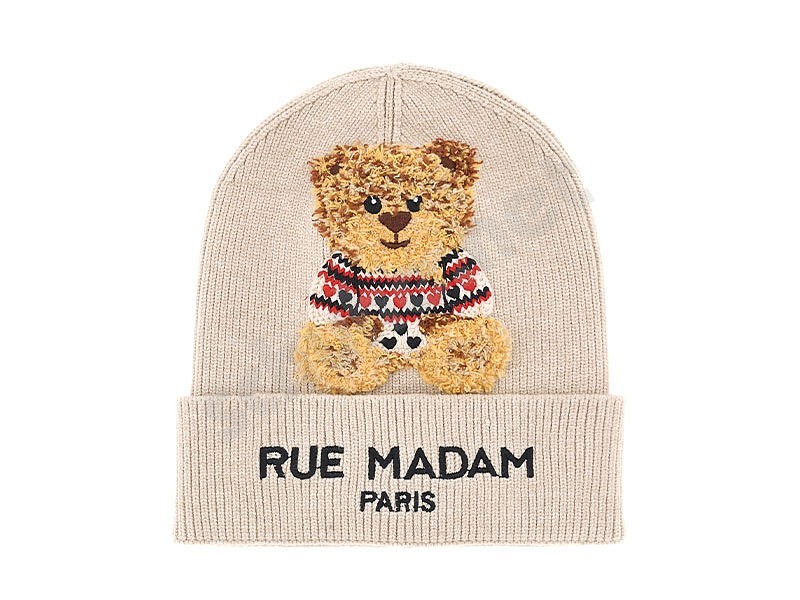 Rue Madam Paris Marvin Love Beanie beige