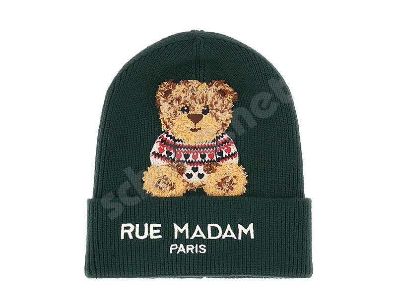 Rue Madam Paris Marvin Love Beanie forest